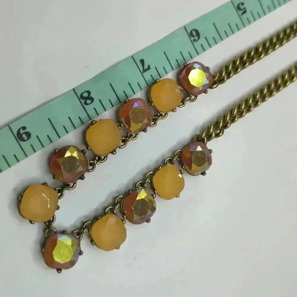 Timeless J. Crew Aurora Borealis  Crystal Statement Necklace Quiet Luxury - Picture 6 of 6